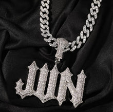 Load image into Gallery viewer, Medieval Style Name Pendant