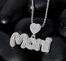 Load image into Gallery viewer, Small baguette Name Pendant