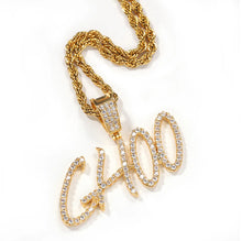 Load image into Gallery viewer, Single Row Name Pendant