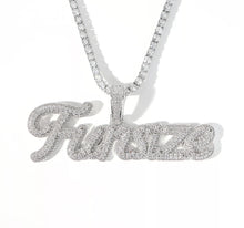 Load image into Gallery viewer, Triple Layer Name Pendant