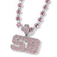 Load image into Gallery viewer, Princess Baguette Name Pendant