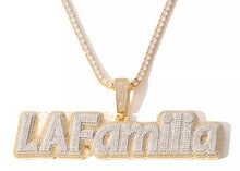 Load image into Gallery viewer, Triple Layer Block 2.0 Name Pendant