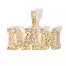 Load image into Gallery viewer, Varsity Style Name Pendant