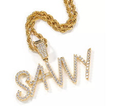 Load image into Gallery viewer, Single Row Name Pendant
