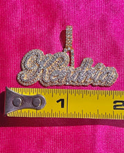 Load image into Gallery viewer, Small VVS Name Pendant (HUGE DISCOUNT!!)
