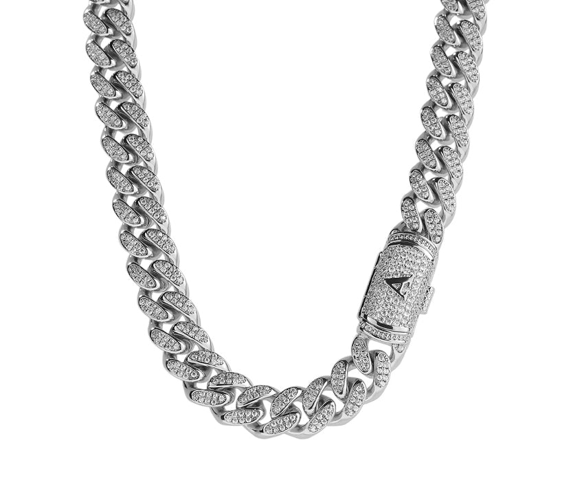 Cuban Link Initial Clasp (12mm)