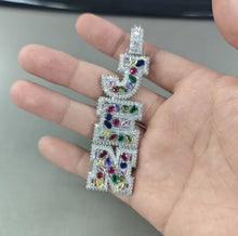 Load image into Gallery viewer, Pear Stone Name Pendant
