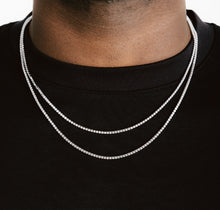 Load image into Gallery viewer, 2mm Micro Tennis Necklace
