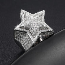 Load image into Gallery viewer, 925 Silver Star Ring
