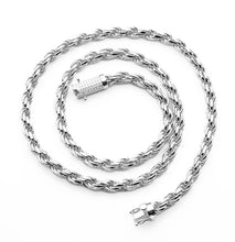 Load image into Gallery viewer, 6mm Rope Chain w/ Iced Out Clasp
