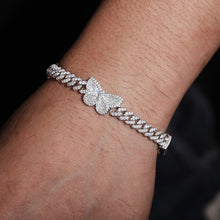 Load image into Gallery viewer, 6mm Butterfly Cuban Bracelet
