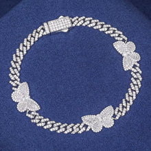 Load image into Gallery viewer, 6mm Butterfly Cuban Bracelet
