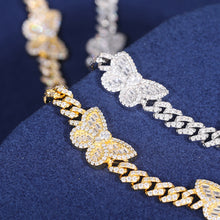 Load image into Gallery viewer, 6mm Butterfly Cuban Bracelet
