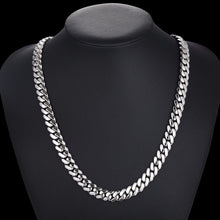 Load image into Gallery viewer, Solid Cuban Link Necklace (6mm/8mm/10mm)
