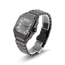 Load image into Gallery viewer, C-Style Square Blacked Out Watch (With Logo)
