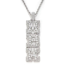 Load image into Gallery viewer, Pear Stone Name Pendant
