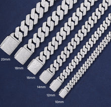 Load image into Gallery viewer, Cuban Link Prong Necklace (10mm-20mm)
