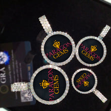Load image into Gallery viewer, Iced Bail Photo Pendant (Multiple Sizes)
