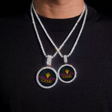 Load image into Gallery viewer, Iced Bail Photo Pendant (Multiple Sizes)
