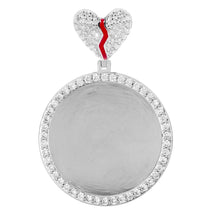 Load image into Gallery viewer, Photo Pendant w/ Heart break Photo Pendant
