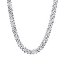 Load image into Gallery viewer, Cuban Link Prong Necklace (10mm-20mm)
