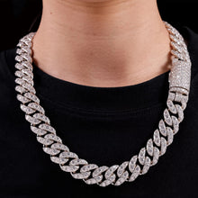 Load image into Gallery viewer, 18mm Big Stone Cuban Necklace
