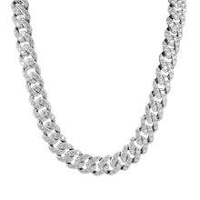 Load image into Gallery viewer, 18mm Big Stone Cuban Necklace
