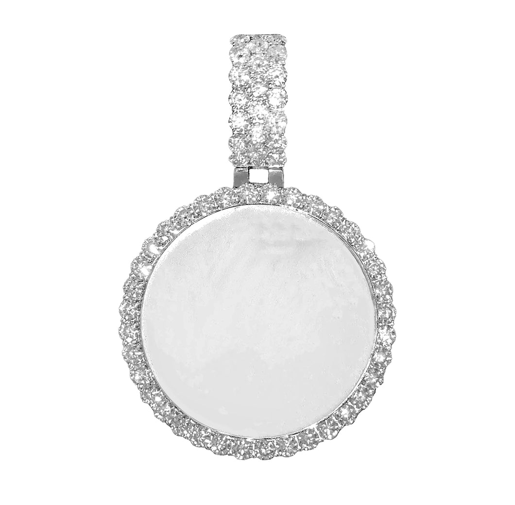 Iced Bail Photo Pendant (Multiple Sizes)