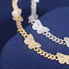 Load image into Gallery viewer, 6mm Cuban Butterfly Necklace
