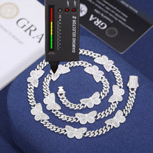 Load image into Gallery viewer, 6mm Cuban Butterfly Necklace
