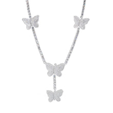 Load image into Gallery viewer, Butterfly Tennis Necklace
