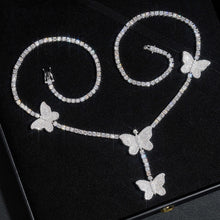 Load image into Gallery viewer, Butterfly Tennis Necklace
