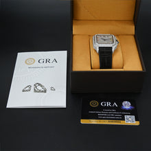 Load image into Gallery viewer, Square Roman/Arabic Watch Leather band
