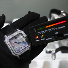 Load image into Gallery viewer, Square Roman/Arabic Watch Leather band
