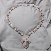 Load image into Gallery viewer, Square Infinity Cross Necklace (20mm)
