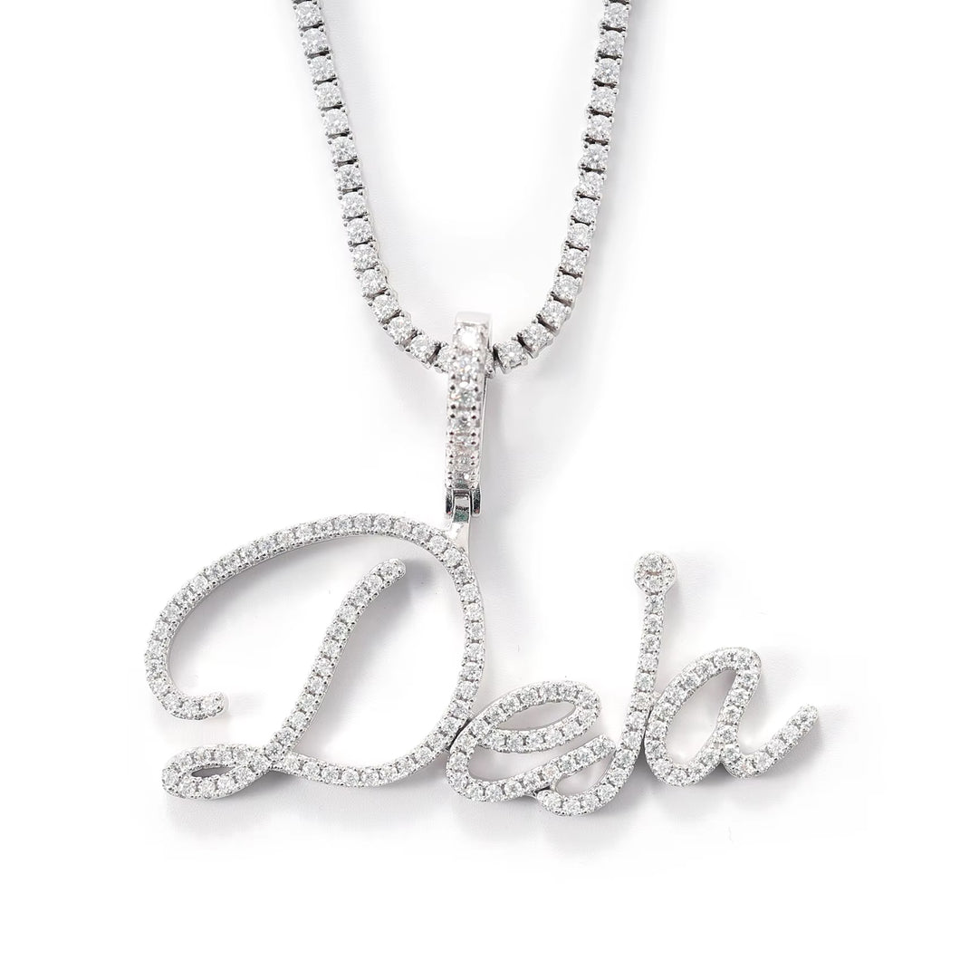 Small Cursive Name Pendant