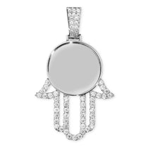 Load image into Gallery viewer, Hamsa Hand Photo Pendant
