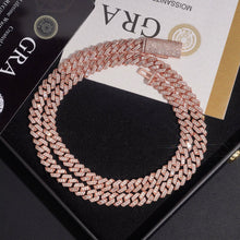 Load image into Gallery viewer, 8mm Mixed Baguette Cuban Necklace
