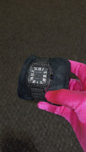 Load and play video in Gallery viewer, C-Style Square Blacked Out Watch (With Logo)
