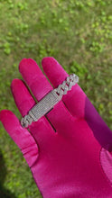 Load and play video in Gallery viewer, 2 Row Prong Cuban Link Bracelet (8mm/10mm/12mm/14mm/20mm)
