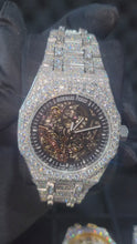 Load and play video in Gallery viewer, RO Skeleton Iced Out Watch (With Logo)
