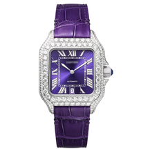 Load image into Gallery viewer, CS Square Watch Leather Band (With Logo)
