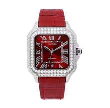 Load image into Gallery viewer, CS Square Watch Leather Band (With Logo)
