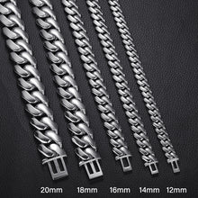 Load image into Gallery viewer, Cuban Link Necklace &amp; Bracelet (12mm-20mm)
