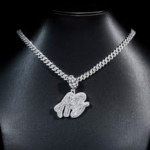 Load image into Gallery viewer, Triple Layer Cursive Name Pendant
