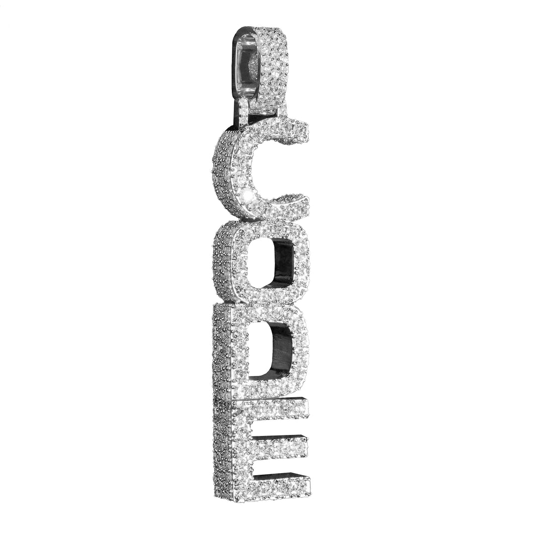 Vertical Name Pendant