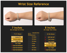 Load image into Gallery viewer, 2 Row Prong Cuban Link Bracelet (8mm/10mm/12mm/14mm/20mm)
