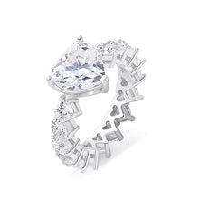 Load image into Gallery viewer, Iced Out Heart Ring
