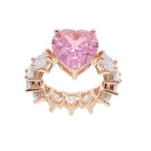 Load image into Gallery viewer, Iced Out Heart Ring
