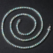 Load image into Gallery viewer, Tiffany Blue Tennis Necklace
